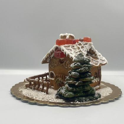 Gingerbread jelly μικρό τετράγωνο σπιτάκι