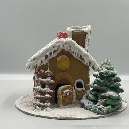 Gingerbread Μικρό τετράγωνο σπιτάκι