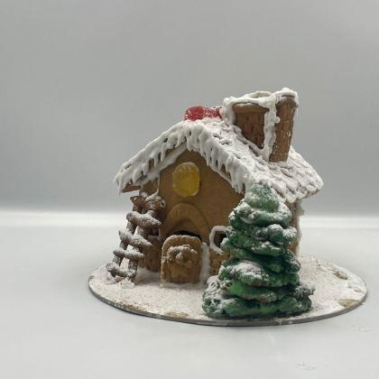Gingerbread Μικρό τετράγωνο σπιτάκι