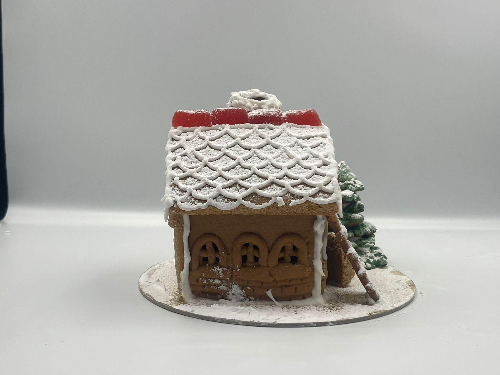 Gingerbread Μικρό τετράγωνο σπιτάκι Gingerbread Μικρό τετράγωνο σπιτάκι