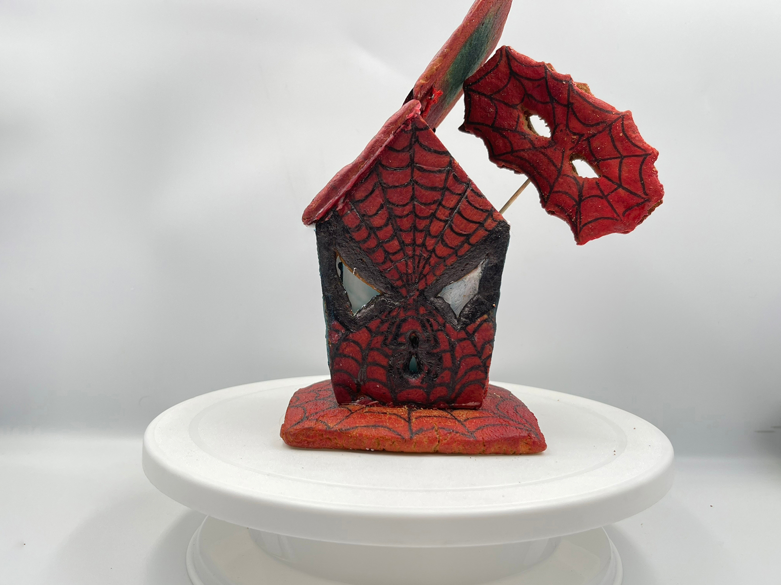 Gingerbread Spiderman's House Gingerbread Spiderman's House