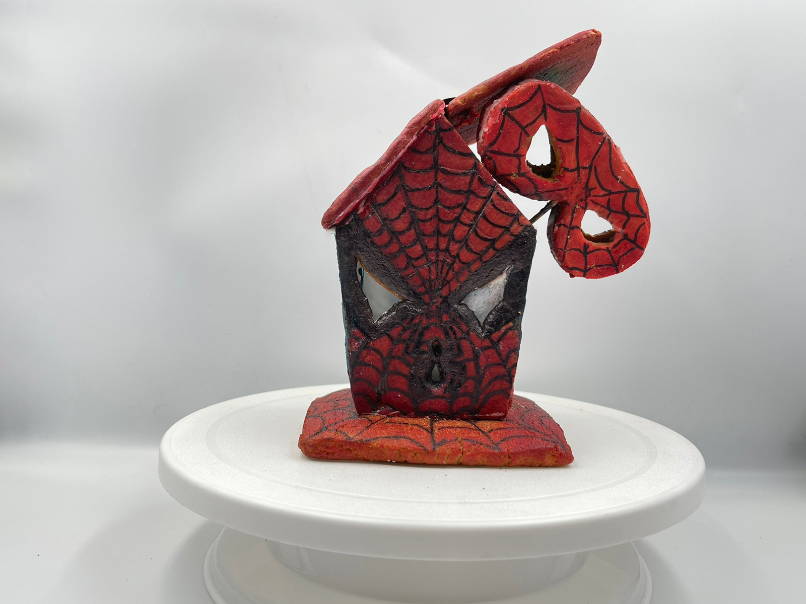 Gingerbread Spiderman's House Gingerbread Spiderman's House