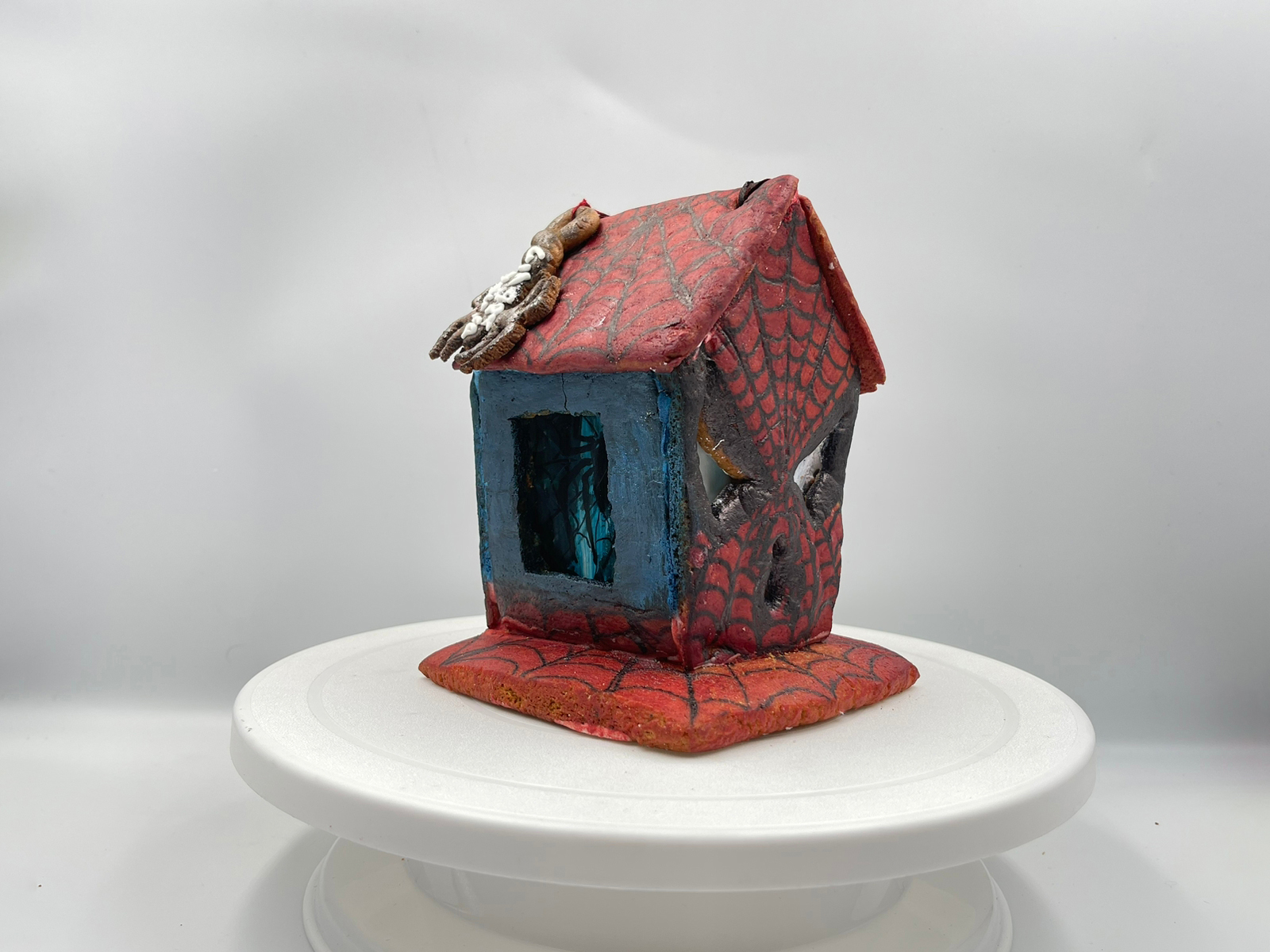 Gingerbread Spiderman's House Gingerbread Spiderman's House