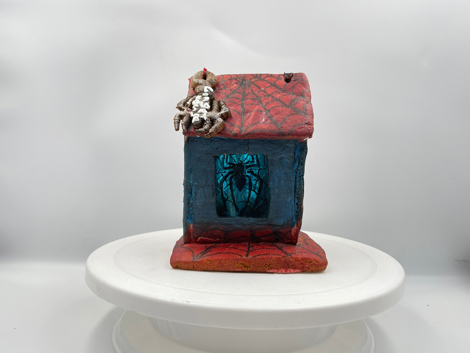 Gingerbread Spiderman's House Gingerbread Spiderman's House