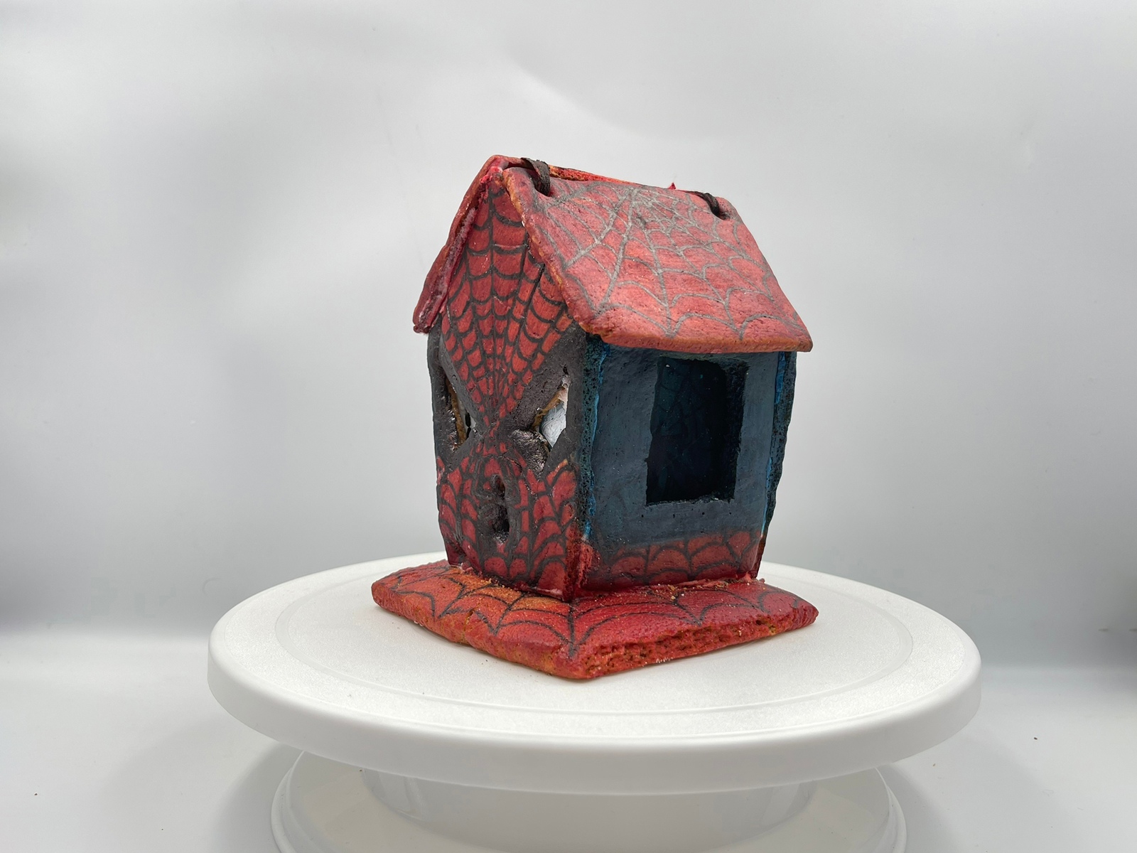 Gingerbread Spiderman's House Gingerbread Spiderman's House