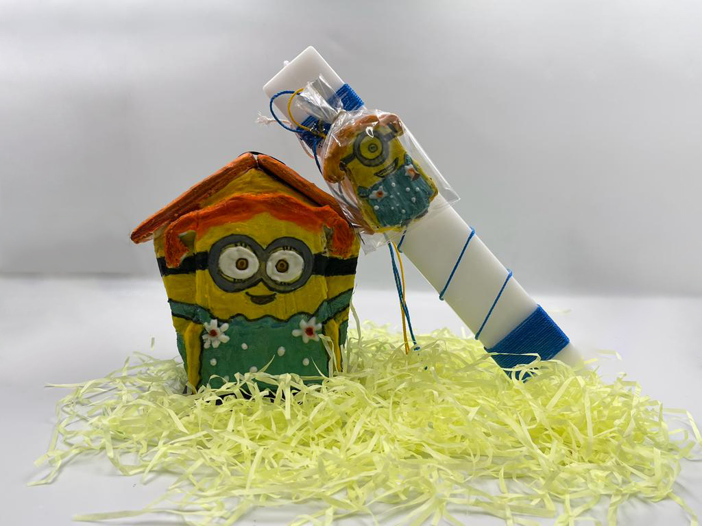 Σετ-Λαμπάδα-Minion(7κορίτσι)